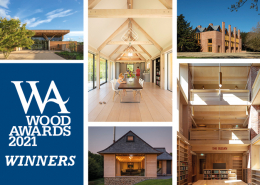 Collage of designs showing the high standards of those entering the 2021 Wood Awards