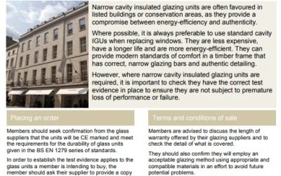 Guidance on Narrow Cavity Insulated Glazing Units