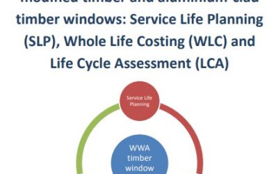 Windows: Whole Life Analysis (Service Life, Whole Cost, LCA)