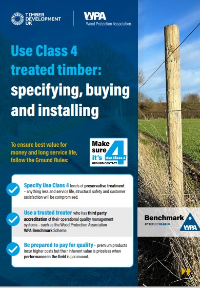 Use Class 4 treated timber: specifying, buying and installing